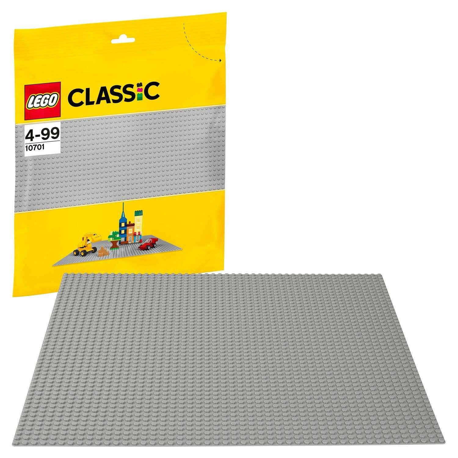 Строительная пластина LEGO Classic Серая (10701) - фото 1