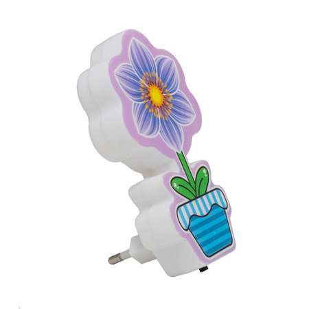 Светодиодный ночник СТАРТ в виде симпатичного декоративного цветка в горшочке