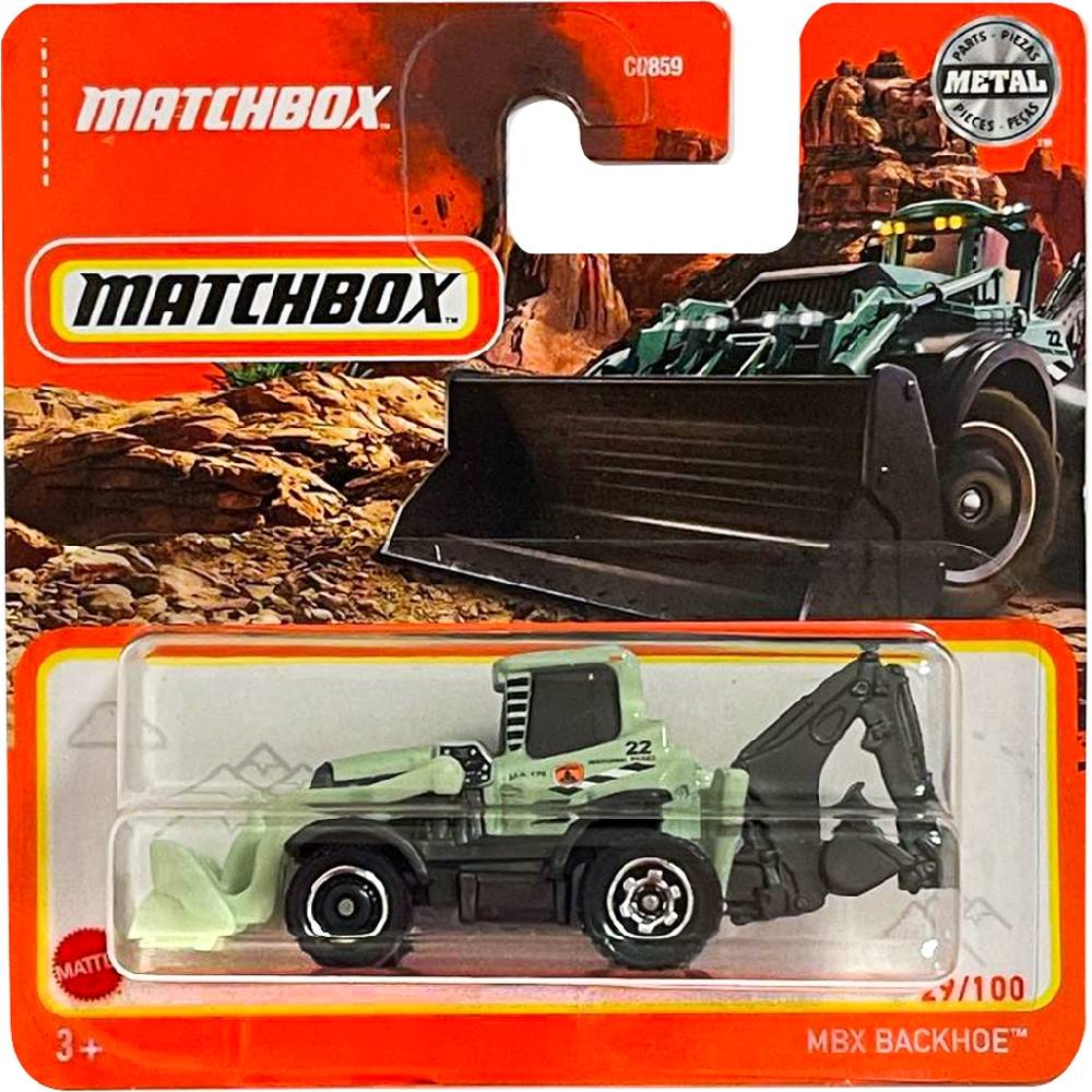 Машинка Matchbox MBX Backhoe 60773 - фото 1