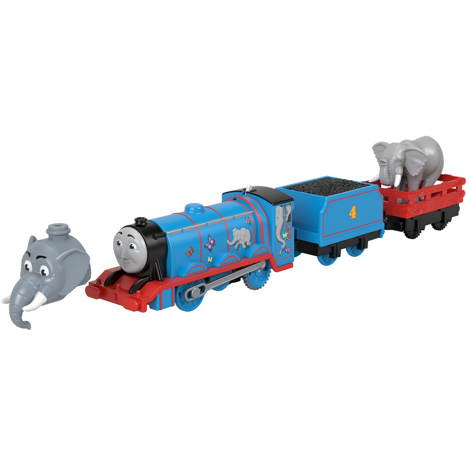 Паровозик Thomas & Friends Железная дорога Герои мультфильмов Гордон-слон  GLK73 купить по цене 499 ₽ в интернет-магазине Детский мир