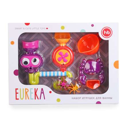 Набор игрушек для ванной Happy Baby Eureka