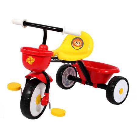 Велосипед трехколесный Moby Kids складной Primo Львенок