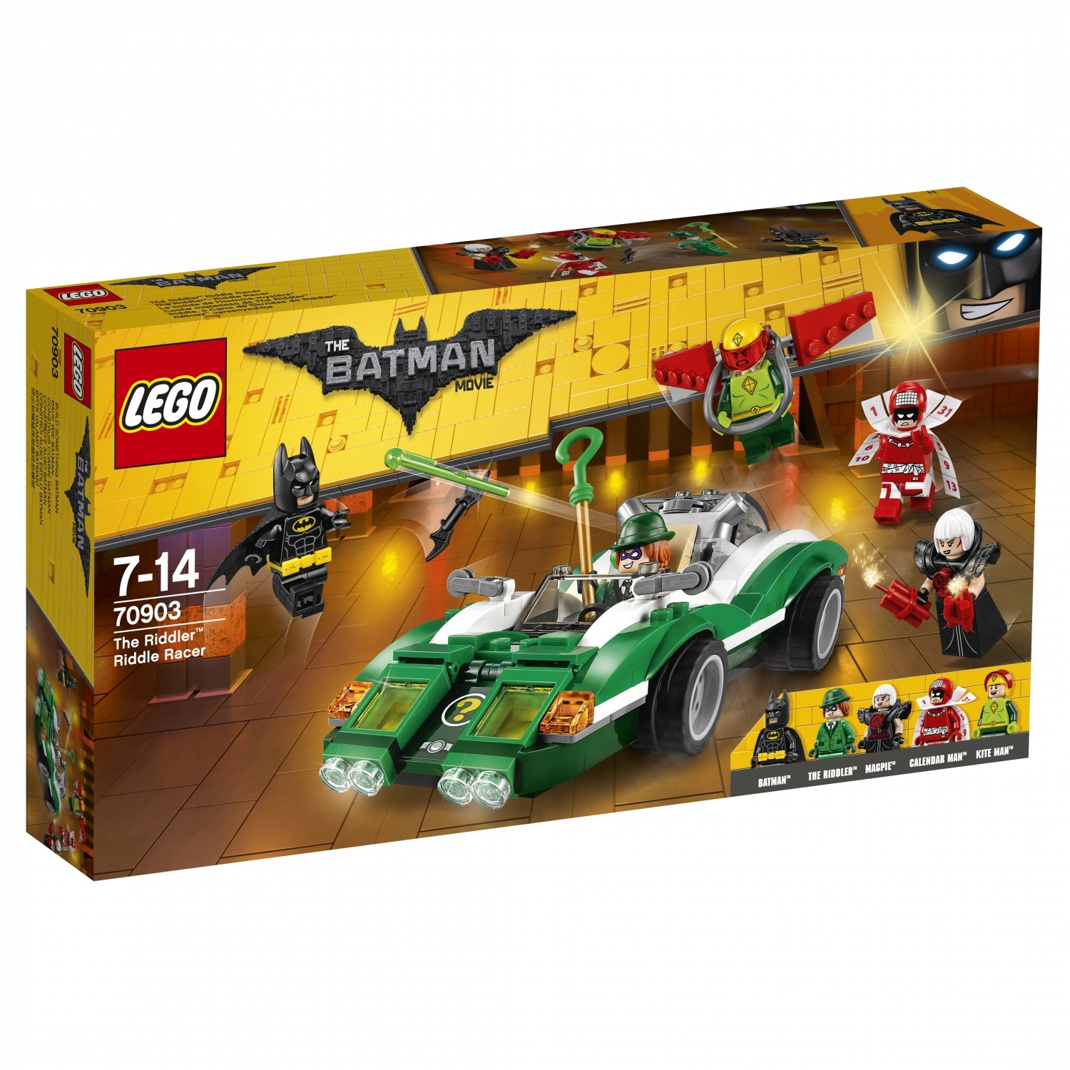 Конструктор LEGO Batman Movie Гоночный автомобиль Загадочника (70903)  купить по цене 3199 ₽ в интернет-магазине Детский мир