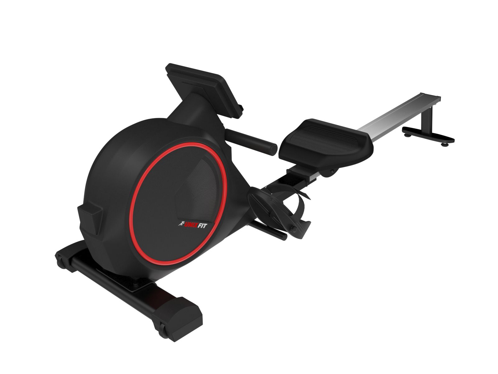 Гребной тренажер UNIX Fit Techno rower 410E электромагнитный до 130 кг - фото 7