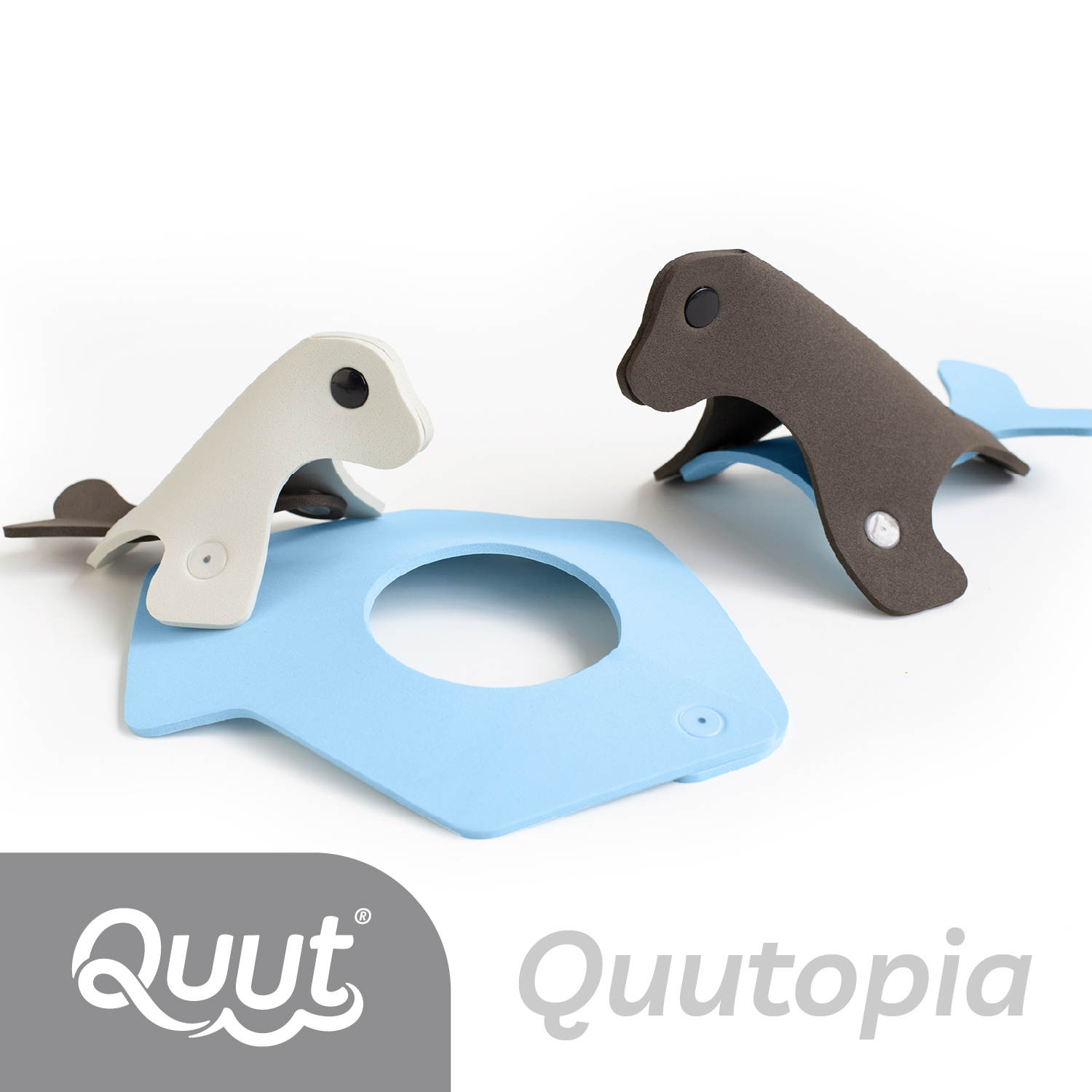 Конструктор 3D QUUT мягкий для игры в ванне Quutopia Остров тюленей 3 элемента - фото 5