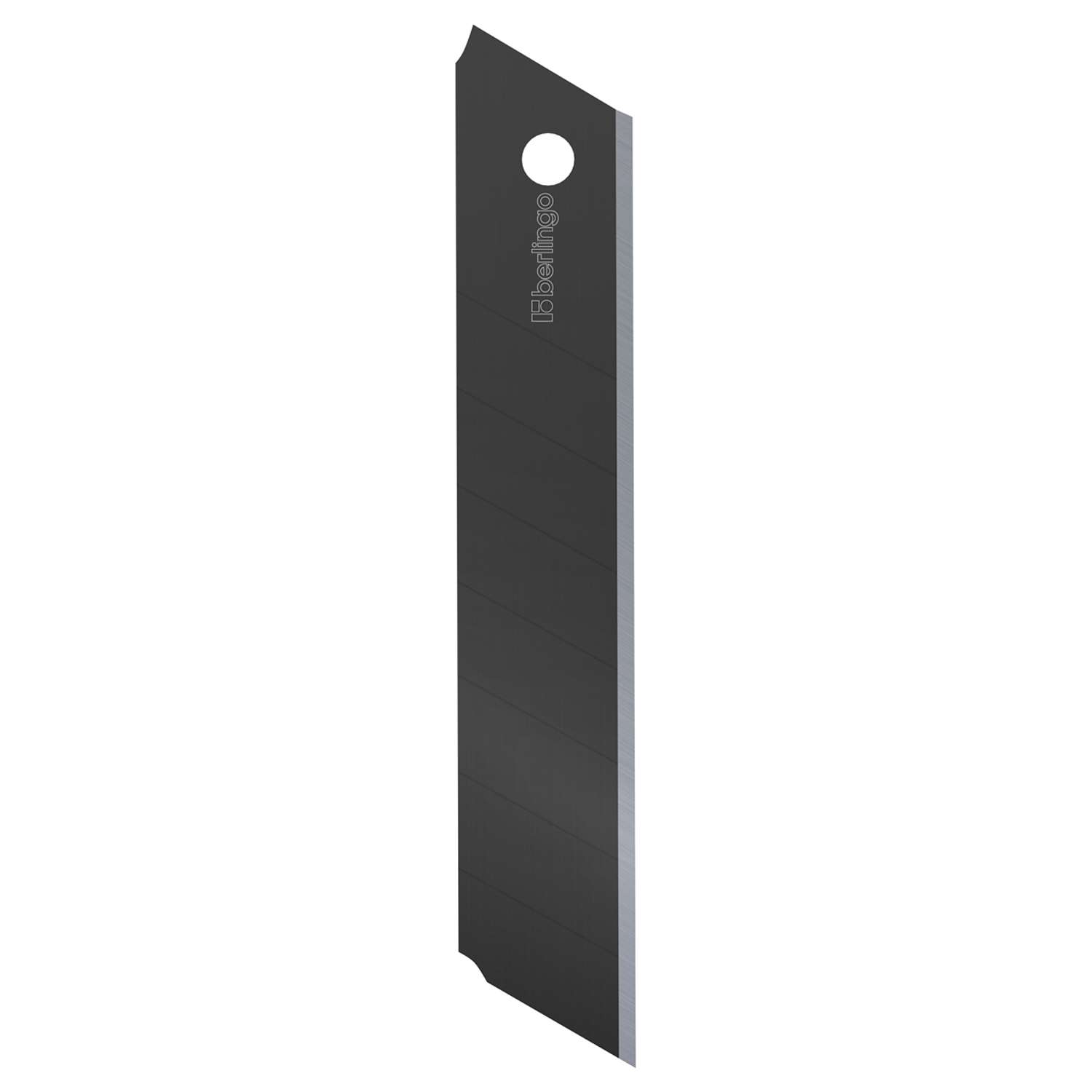 Лезвия для канцелярских ножей Berlingo 5шт черный цвет 18мм - фото 1