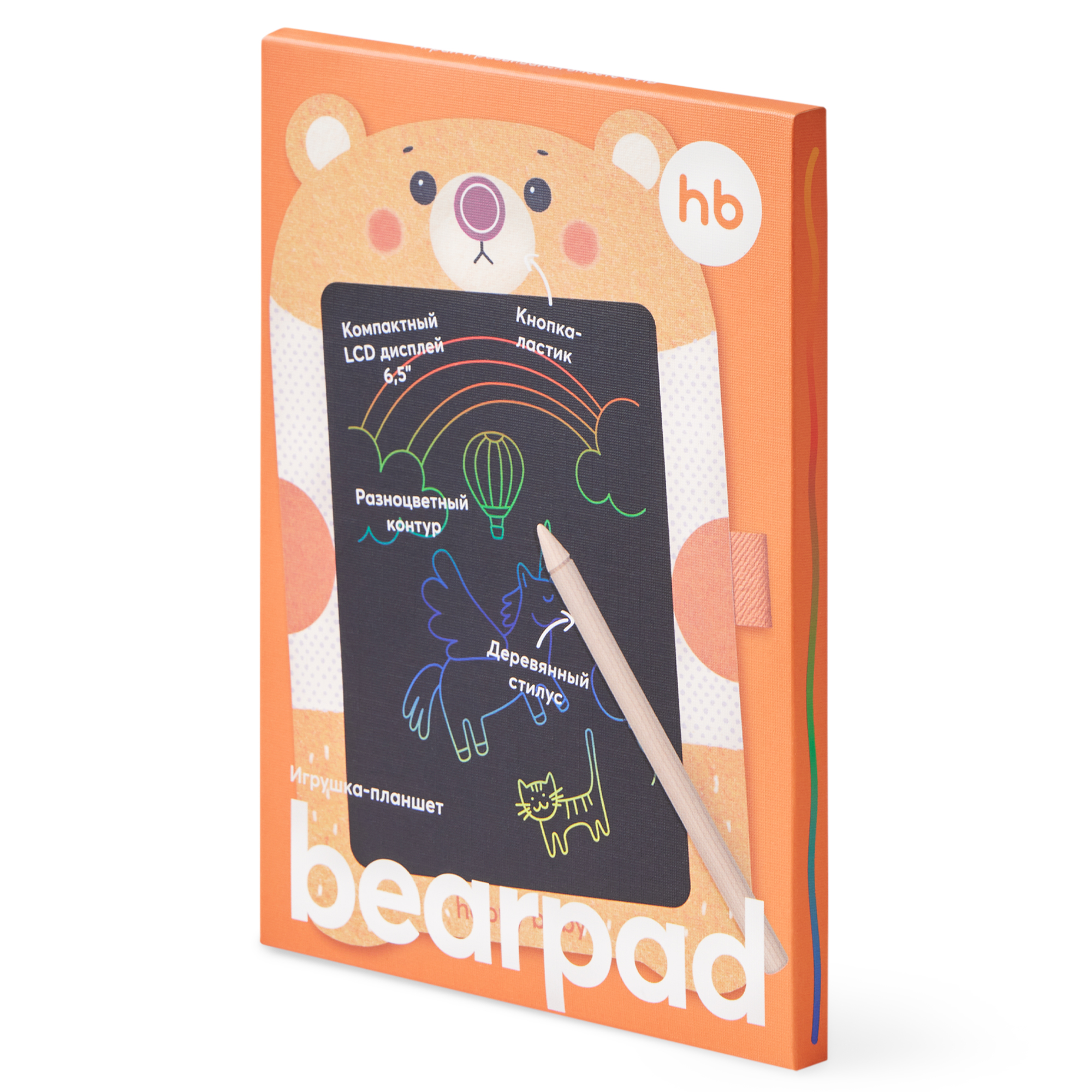 Игрушка-планшет для рисования Happy Baby Bearpad - фото 8