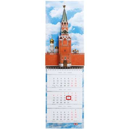 Сборная модель Умная бумага Календарь Спасская башня 557