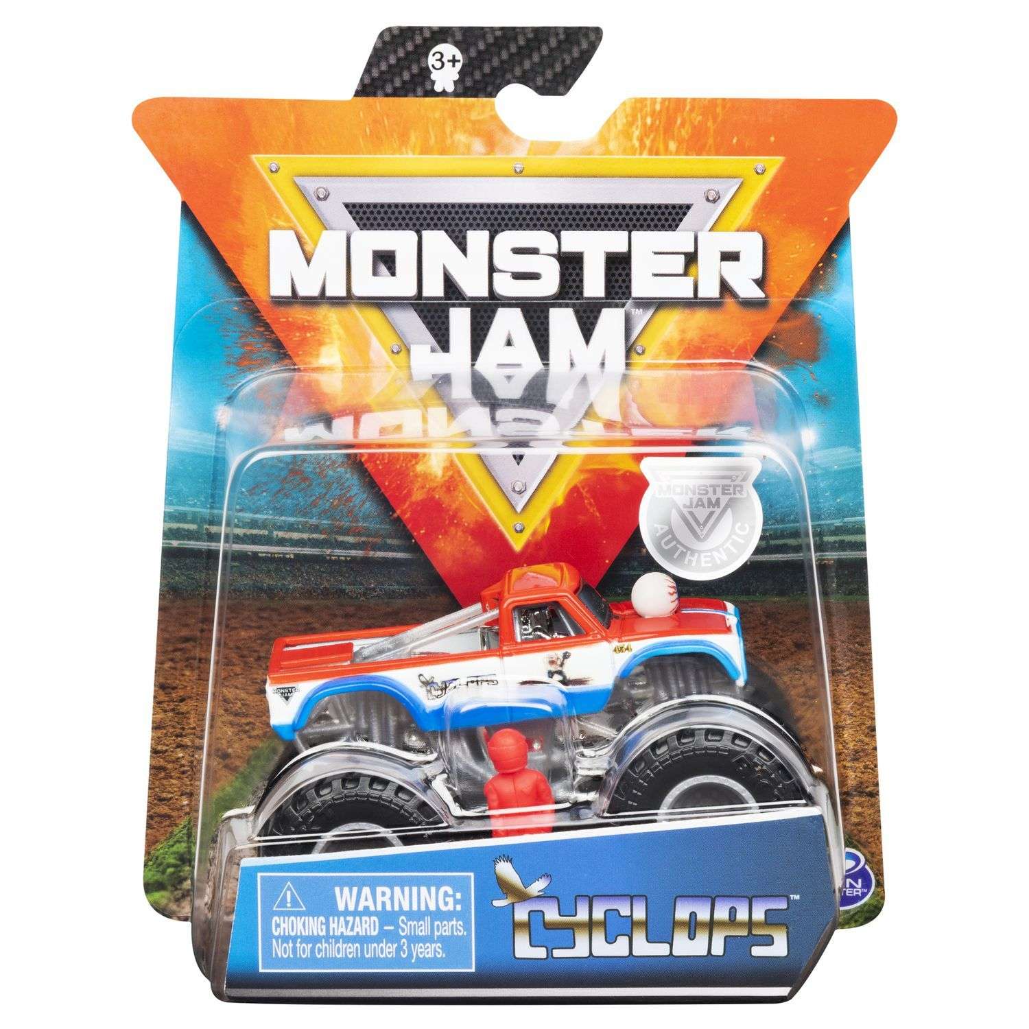 Машинка Monster Jam 1:64 Cyclops 6044941/20117080 6044941 - фото 2