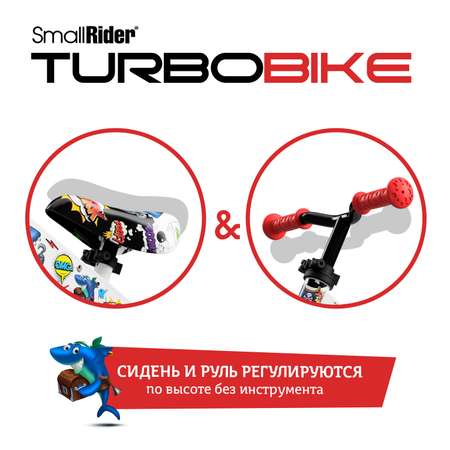 Беговел Small Rider Turbo Bike красный