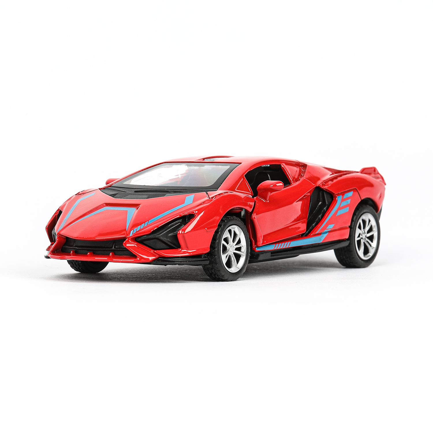 Автомобиль Huada Toys Lamborghini Sian красный 390232 - фото 4