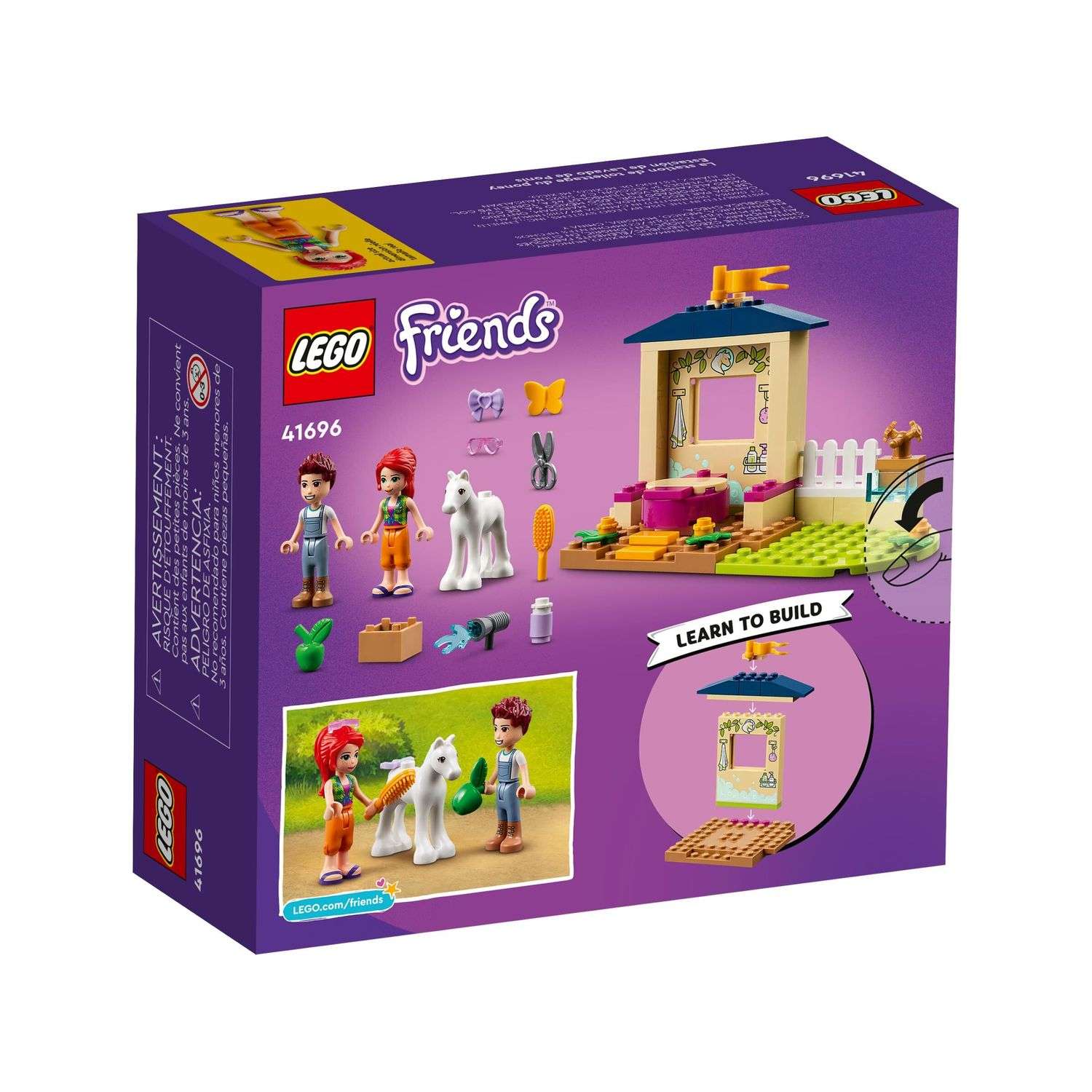 Конструктор LEGO Friends Pony-Washing Stable 41696 - фото 6