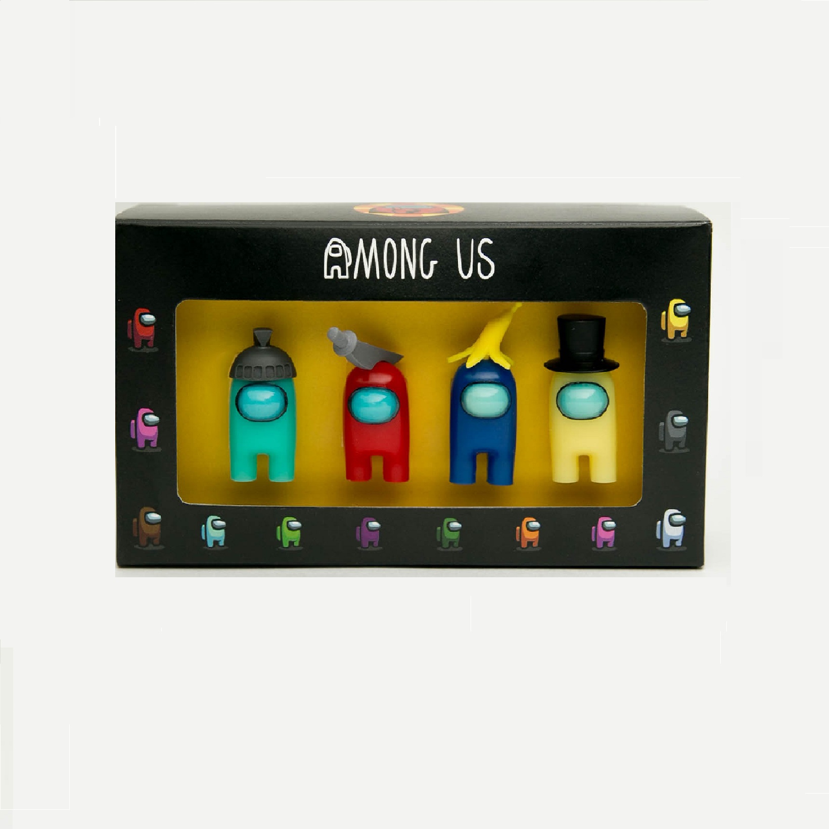 Игровой набор Fanzo Store Миниатюрные коллекционные фигурки-игрушки для детей Among us светящиеся в темноте - фото 2