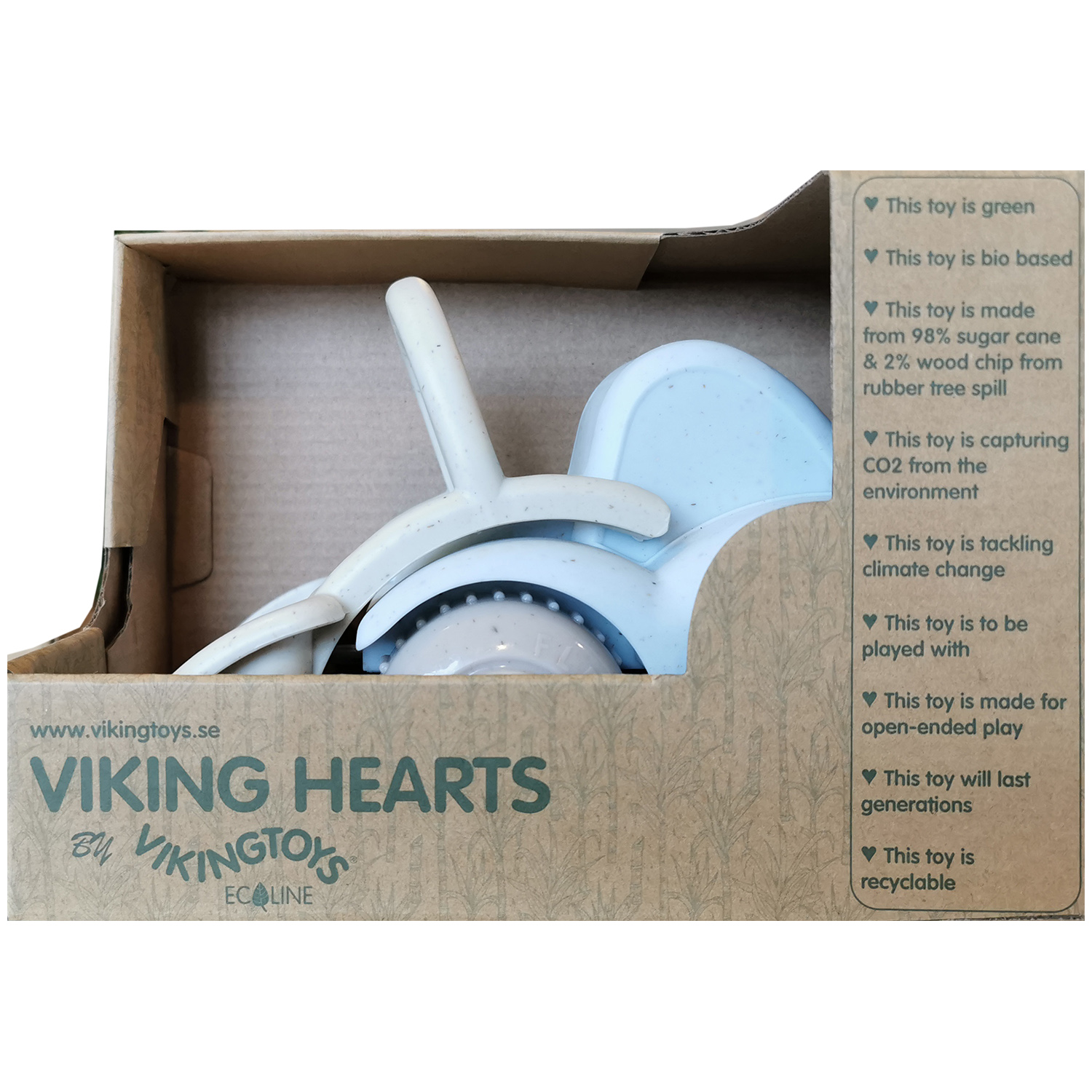 Трактор VIKINGTOYS Hearts Ecoline без механизмов 20-1255 - фото 2