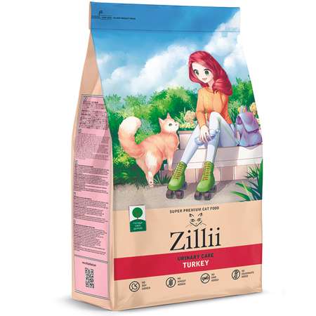 Корм для кошек Zilli 400г Urinary Care Cat Сухой взрослых РН контроль индейка