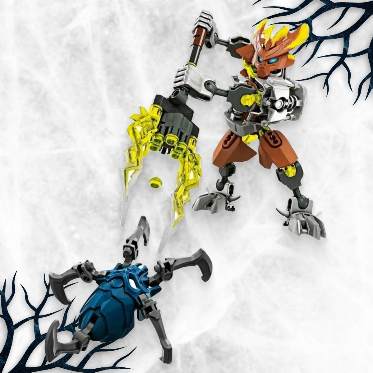 Игрушка LX Конструктор Bionicle Страж Камня 67 деталей - фото 5