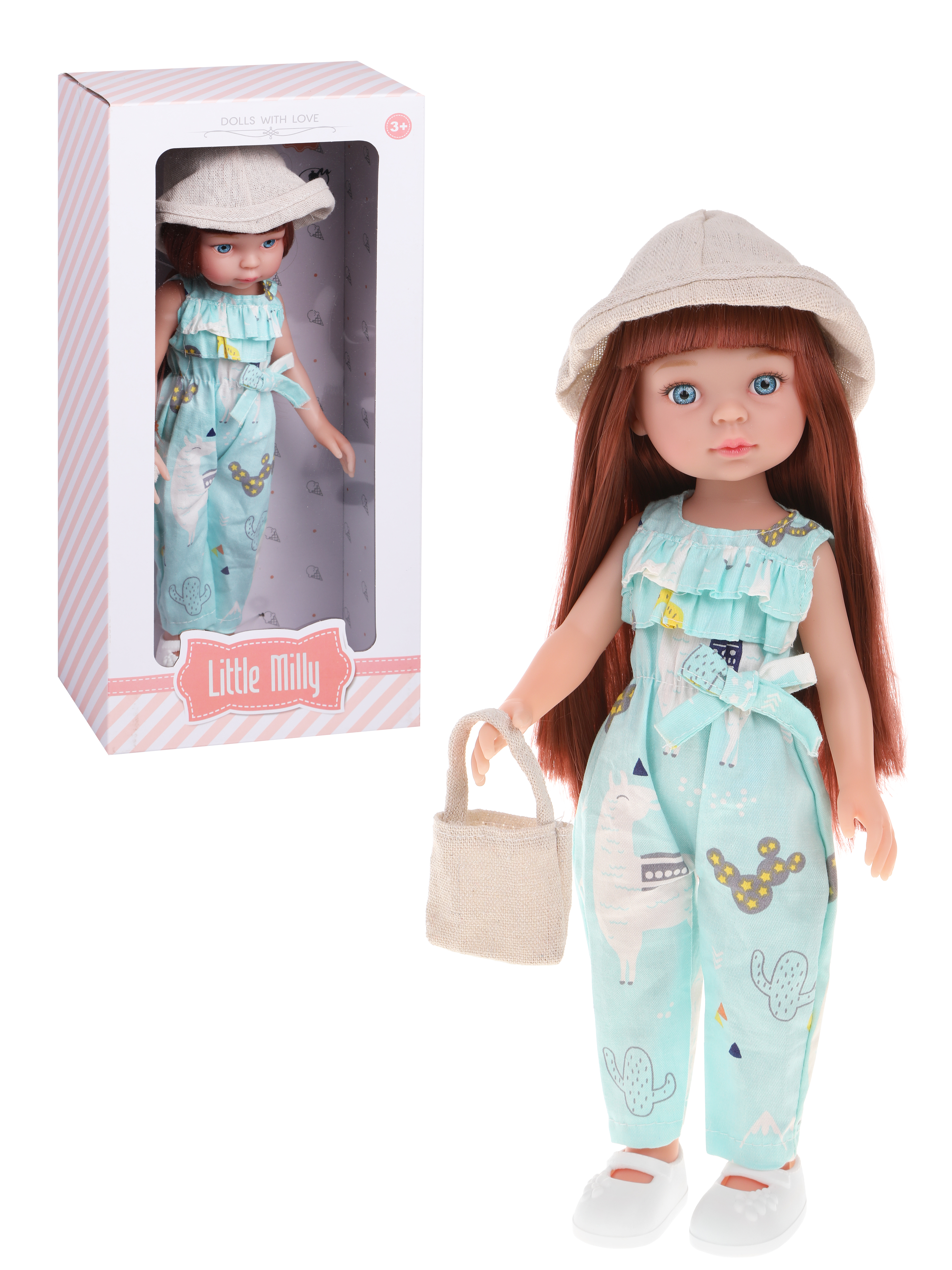Кукла Наша Игрушка Милашка 33 см с сумочкой 803612 - фото 10