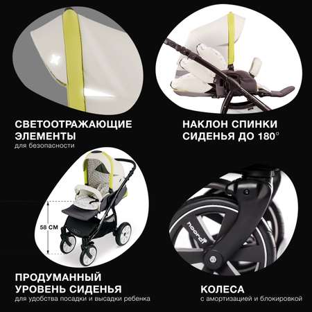 Коляска 2в1 Noordi Polaris Sport 652