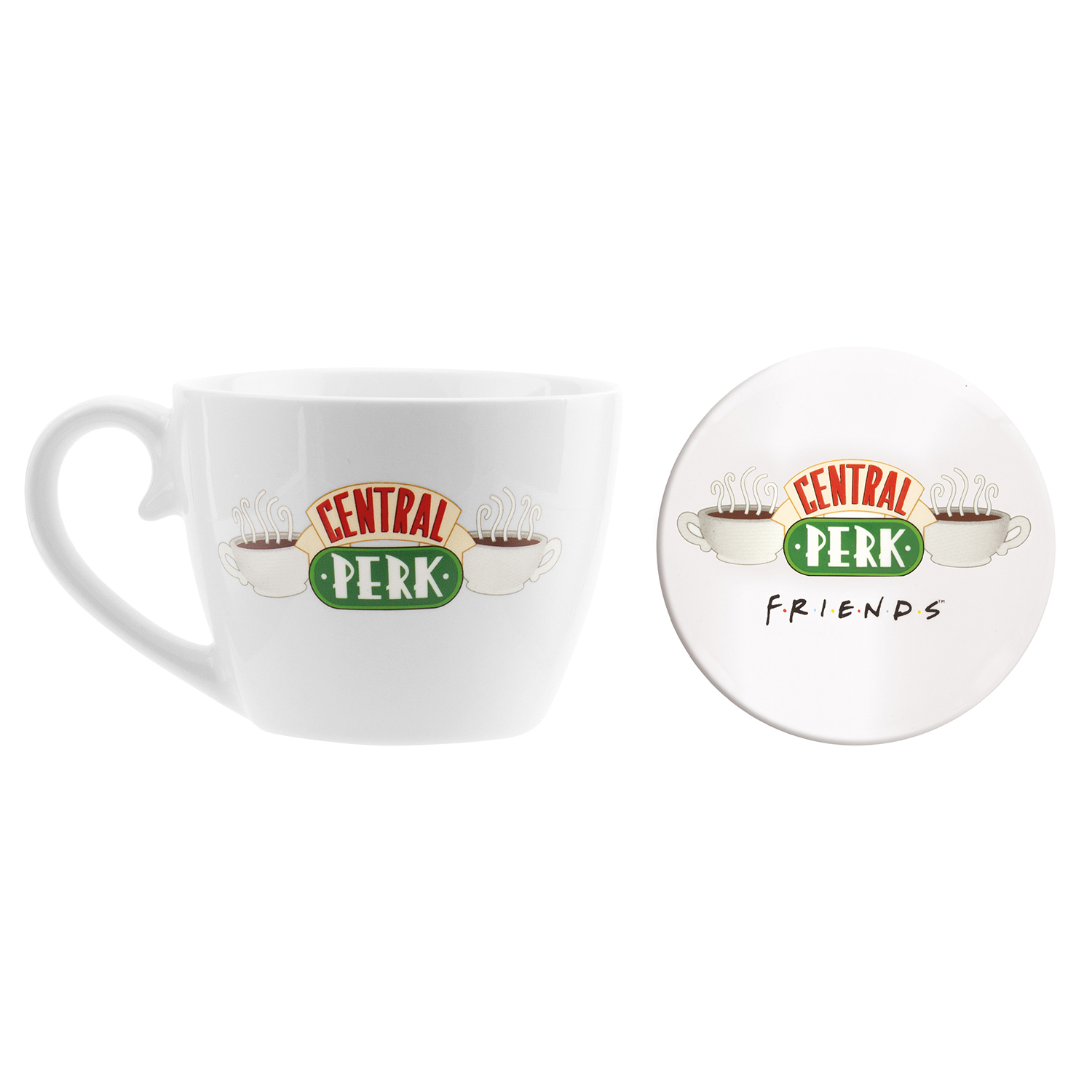 Кружка PALADONE с подставкой Friends Central Perk Mug and Coaster Set 200ml PP8410FR - фото 1