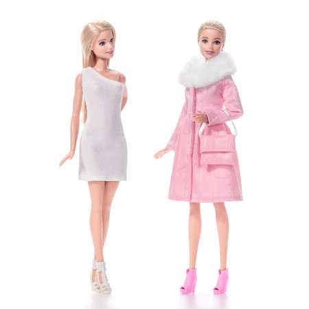 Одежда для кукол VIANA типа Барби 125.07.2 малиновый/белый