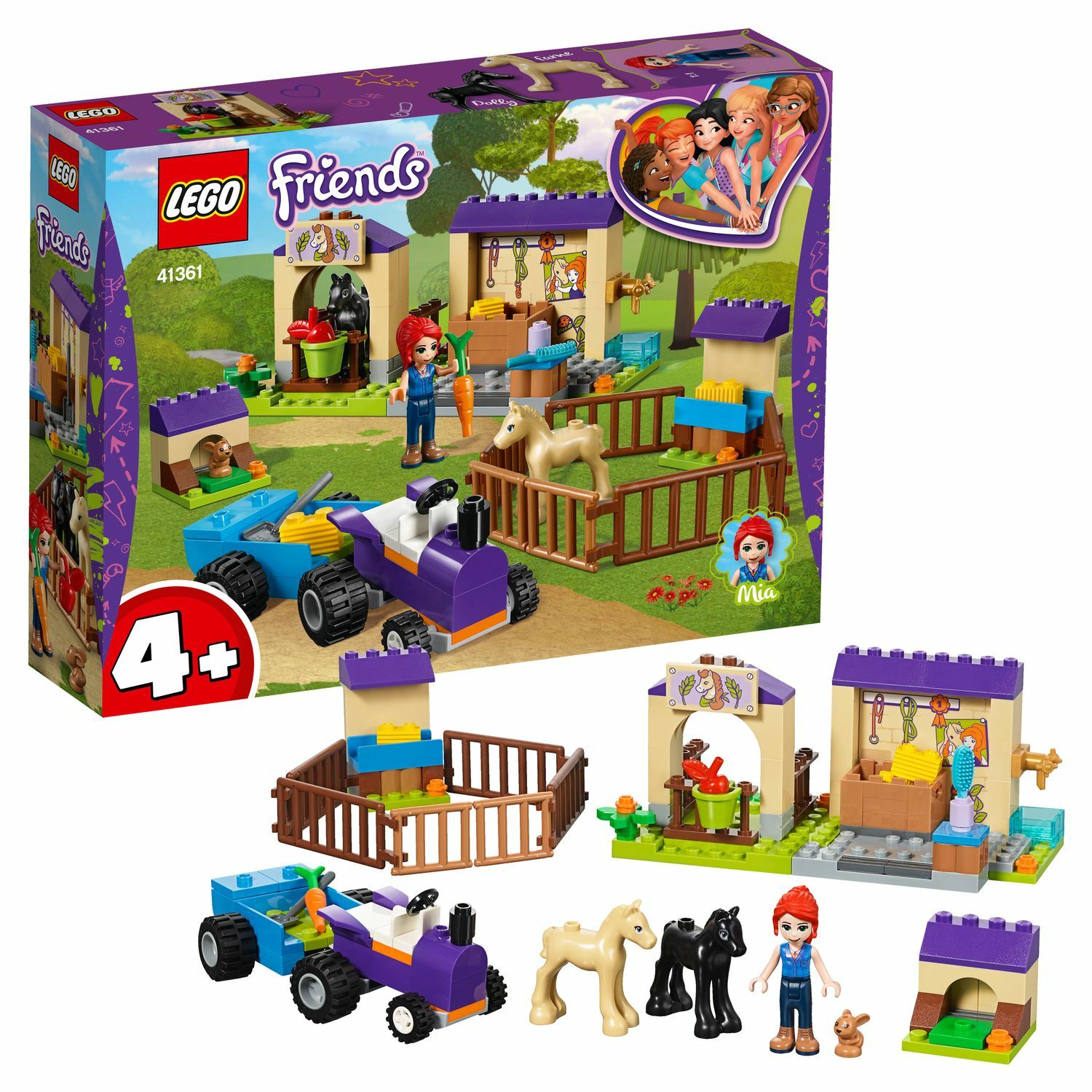 Конструктор LEGO Friends Конюшня для жеребят Мии 41361 - фото 1