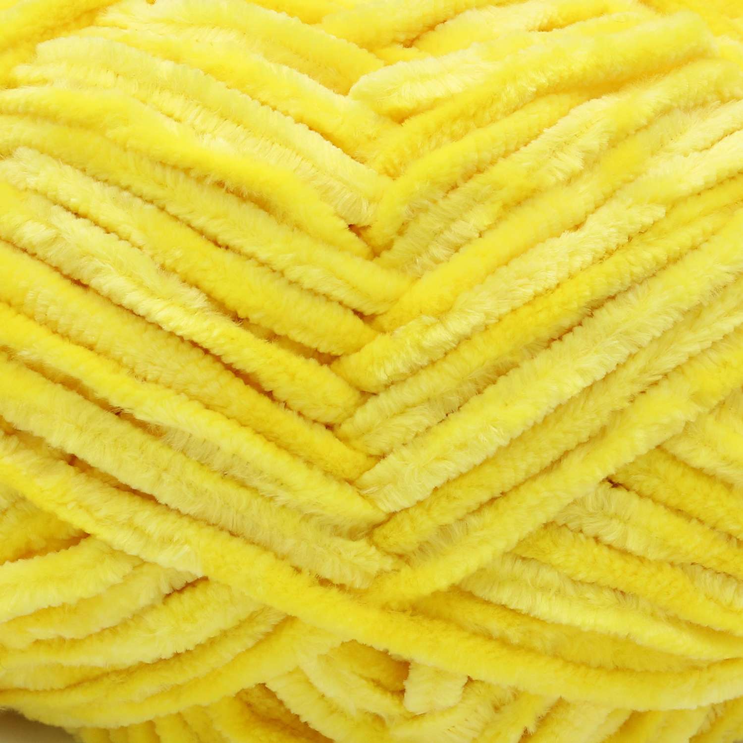 Пряжа для вязания Astra Premium селена мягкая микрополиэстер 100 гр 68 м 09 желтый 3 мотка - фото 4