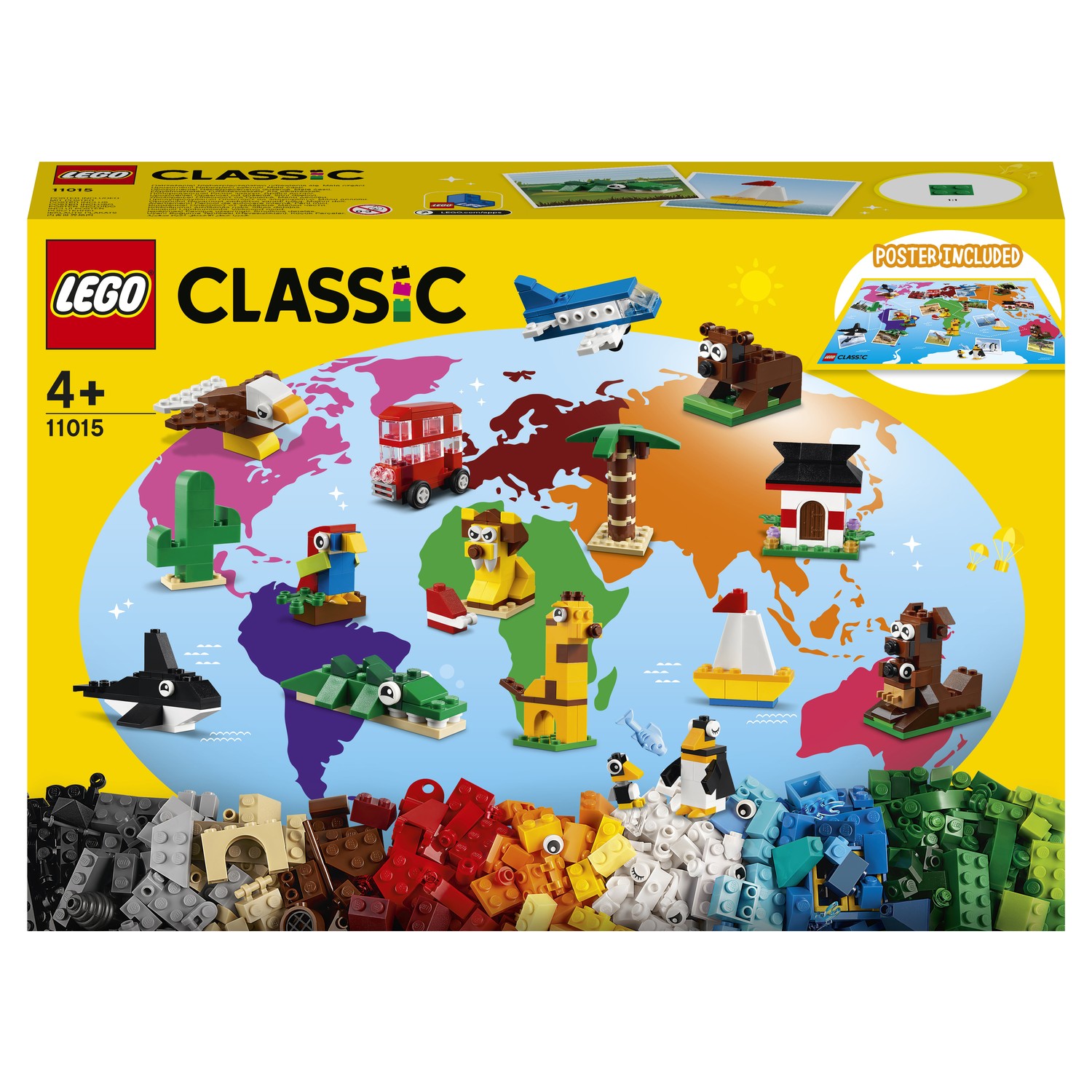 Конструктор LEGO Classic Вокруг света 11015 купить по цене 1499 ₽ в  интернет-магазине Детский мир