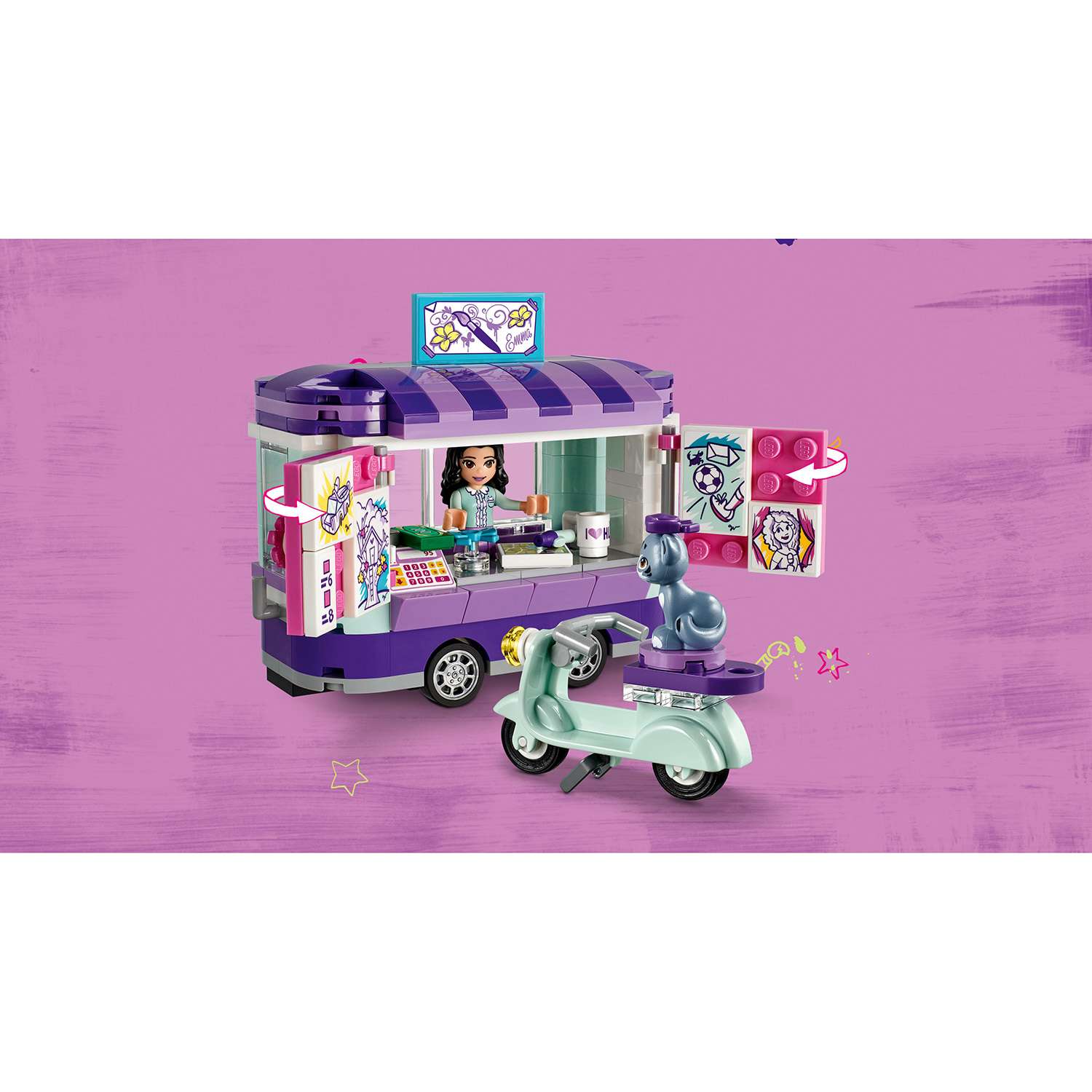 Конструктор LEGO Передвижная творческая мастерская Эммы LEGO Friends 41332 - фото 7