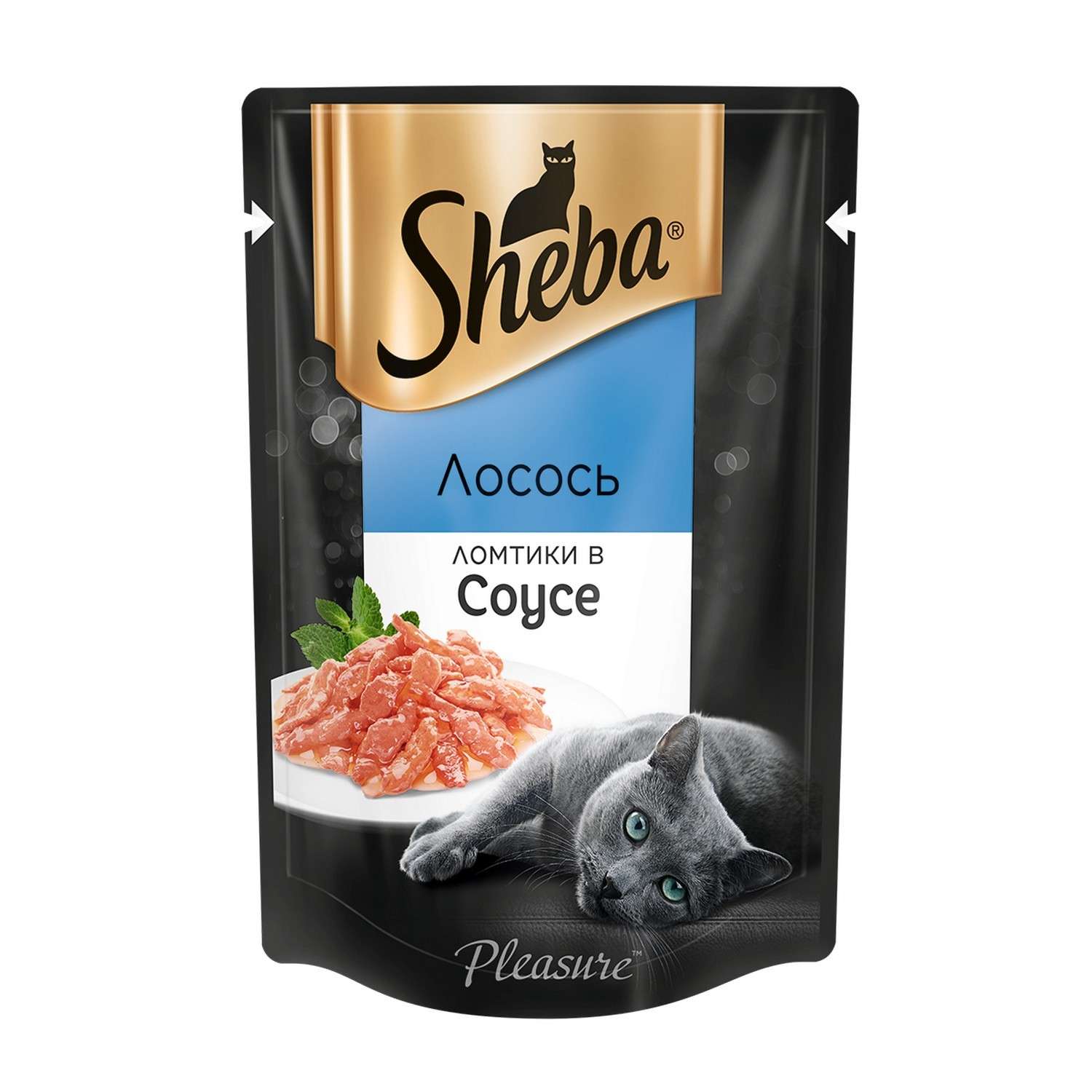 Корм влажный для кошек Sheba 85г Ломтики в соусе лосось - фото 1