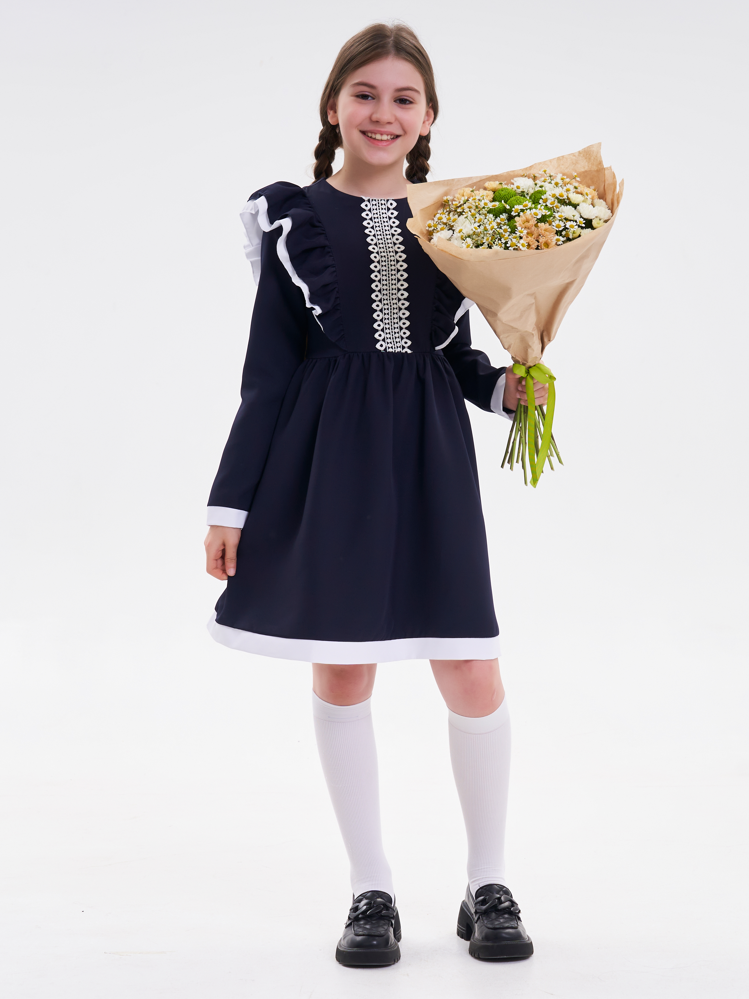 Платье FunWood fw_sch_dress_wings_longsleeve - фото 1