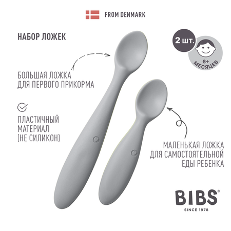 Набор ложек BIBS Spoon Set Cloud