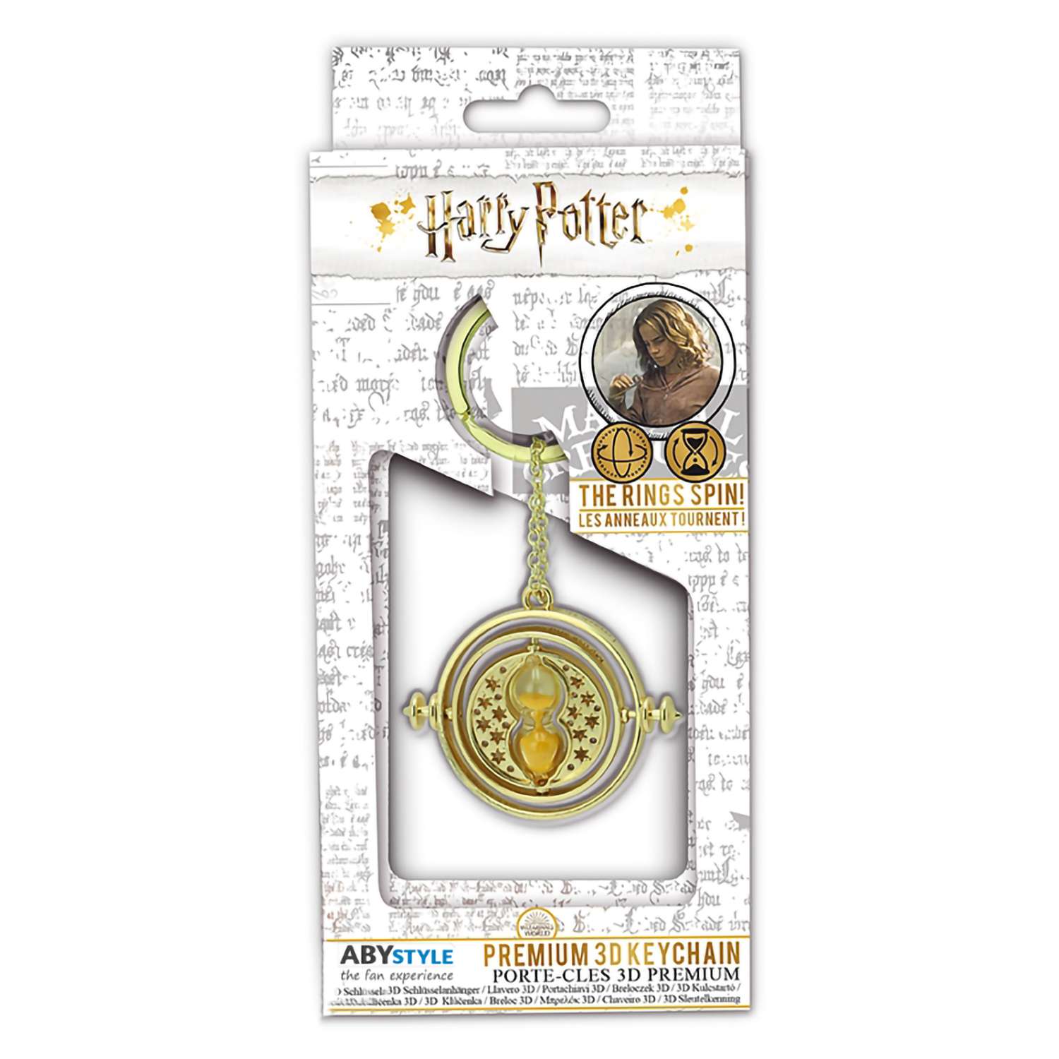 Брелок ABYStyle 3d Harry Potter Premium Time Turner x2 ABYKEY322 - фото 2