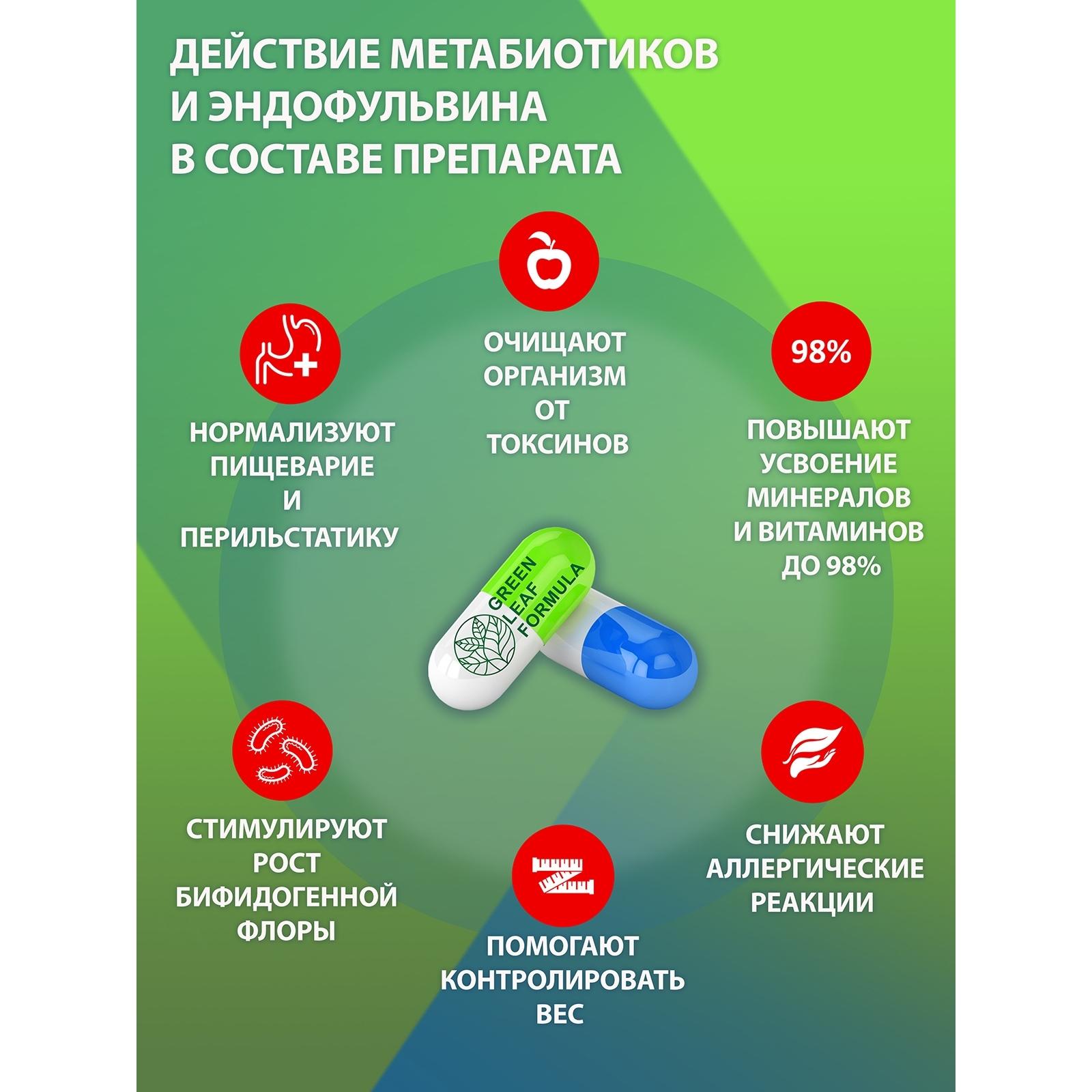 Набор Green Leaf Formula Витамины для мозга и нервной системы и Мультивитамины для взрослых для иммунитета 60 шт. - фото 10