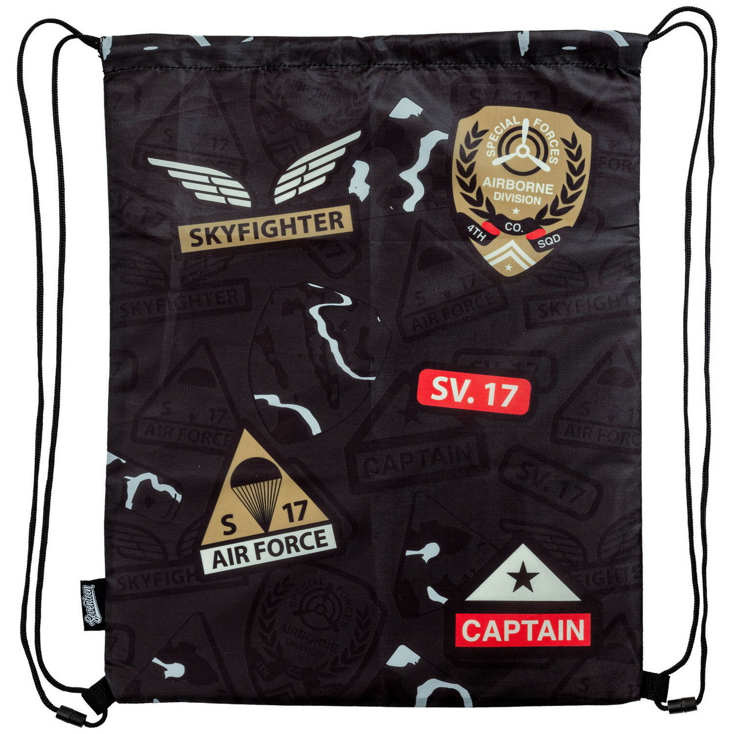 Мешок для обуви Seventeen Kids Air Force увеличенный SKHB-UT6-883W - фото 1