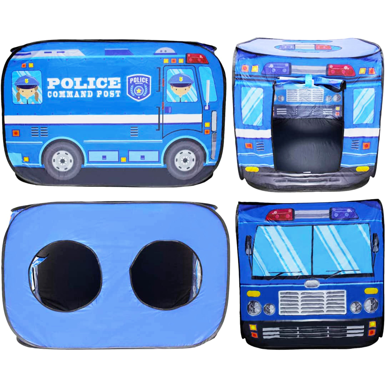 Палатка игровая MINI-TOYS детская полицейская машина «Police Car» - фото 3