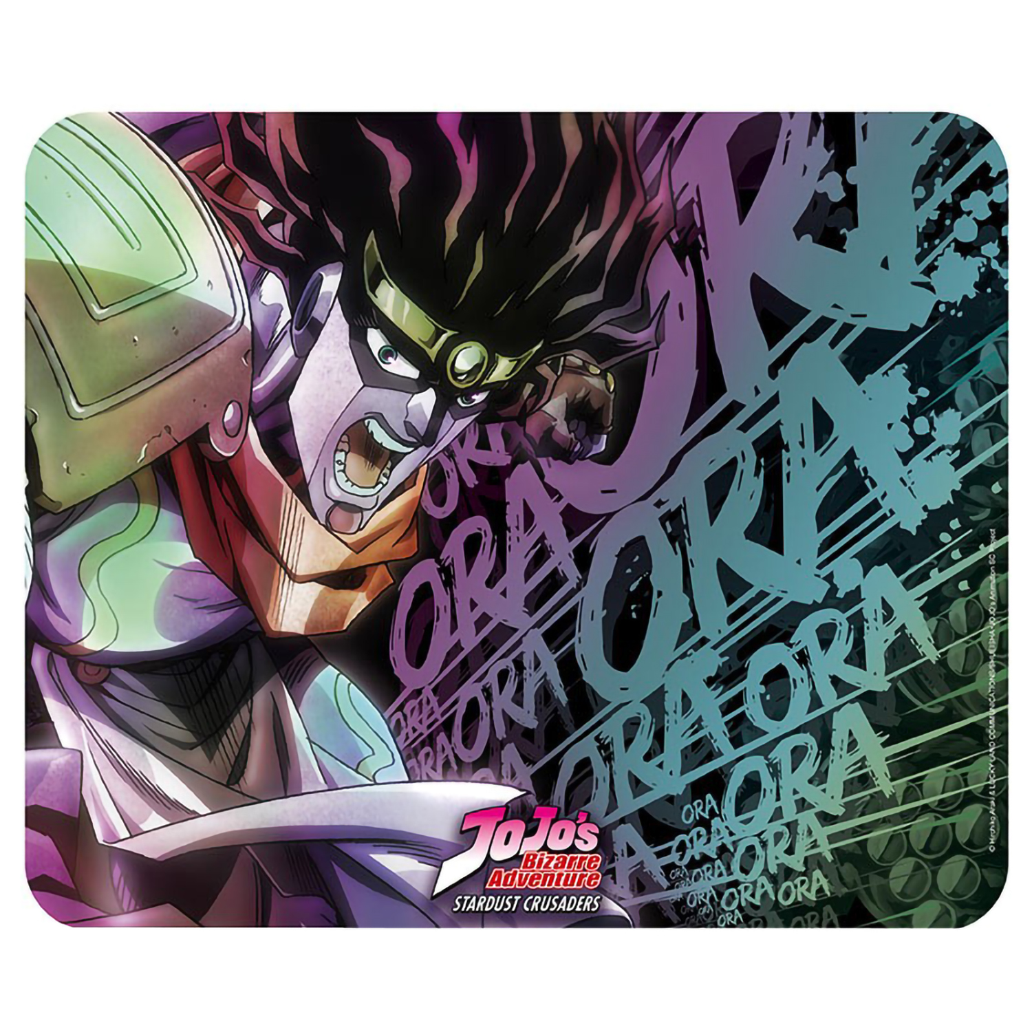 Коврик для мыши ABYStyle Jojos Bizzare Adventure Flexible mousepad Ora Ora 23.5x19.5 см - фото 1