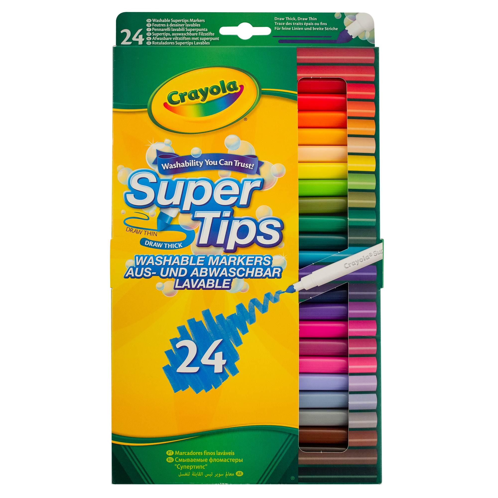 Фломастеры Crayola 24 Смываемых - фото 1