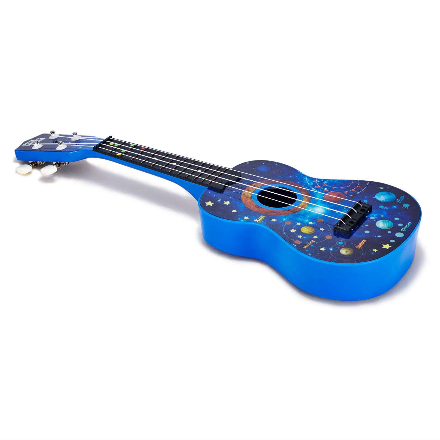 Гитара гавайская Ocie укулеле 54 см 4 струны Синяя - фото 1