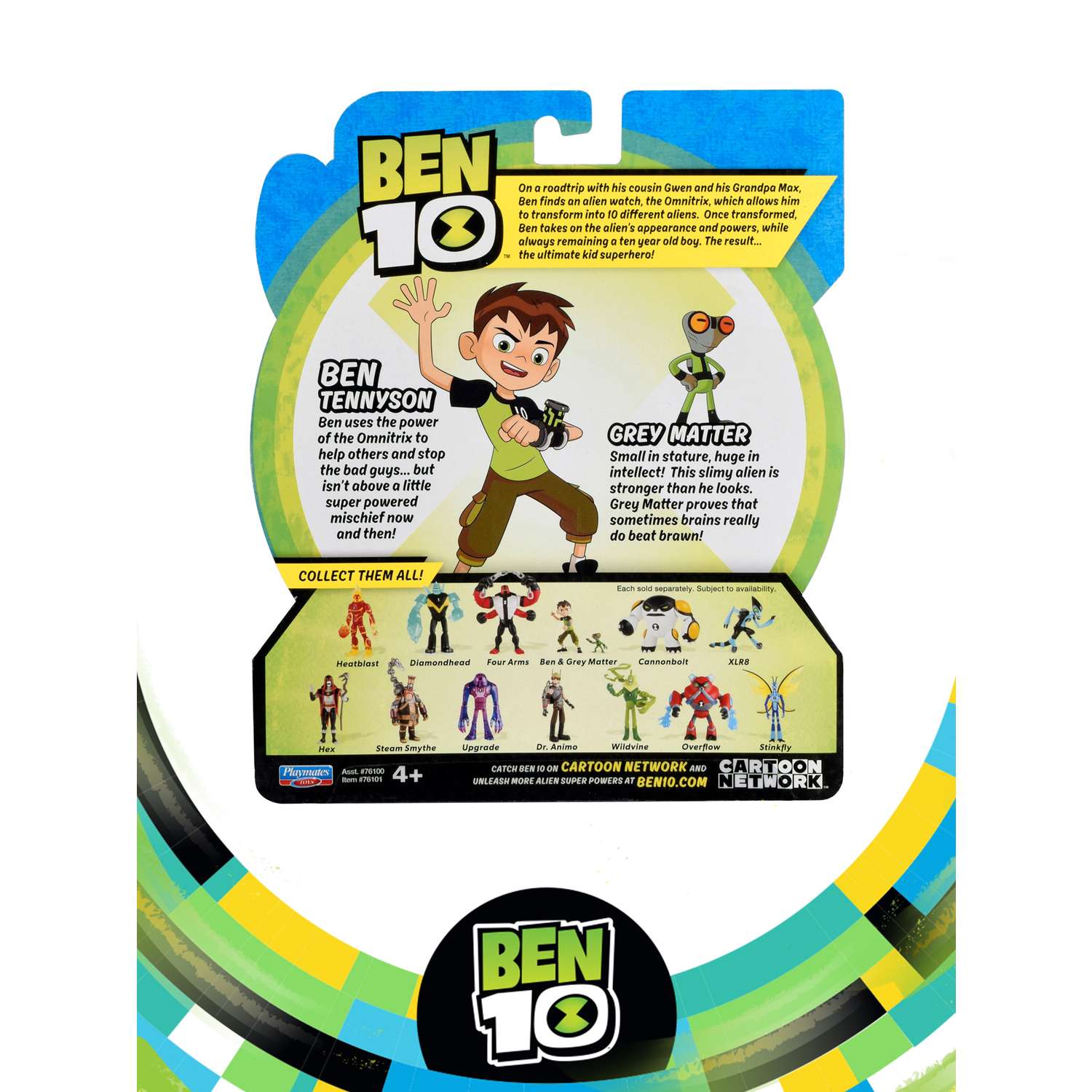 Фигурка BEN 10 Бен и гуманоид 12.5 см - фото 5