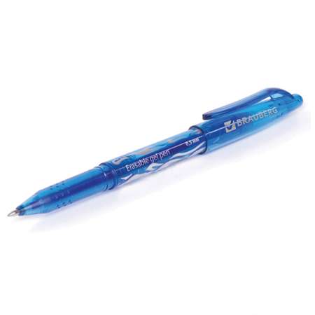 Ручки гелевые Brauberg пиши-стирай 12 штук синие