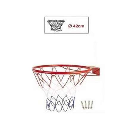 Игровой набор ABTOYS Баскетбольная корзина c сеткой и креплениями диаметр корзины 42 см