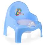 Горшок детский elfplast стульчик синий