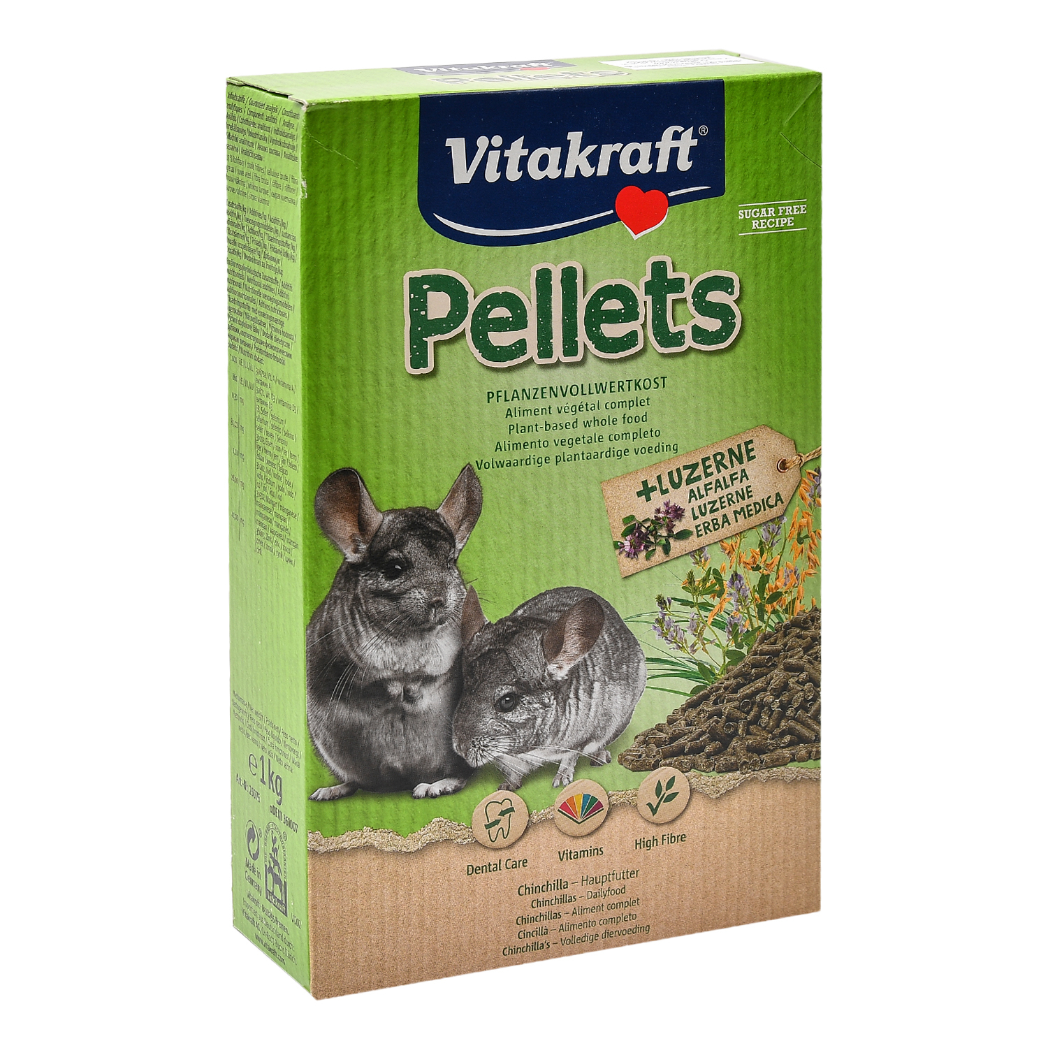 Корм для шиншилл Vitakraft Pellets 1кг 25076