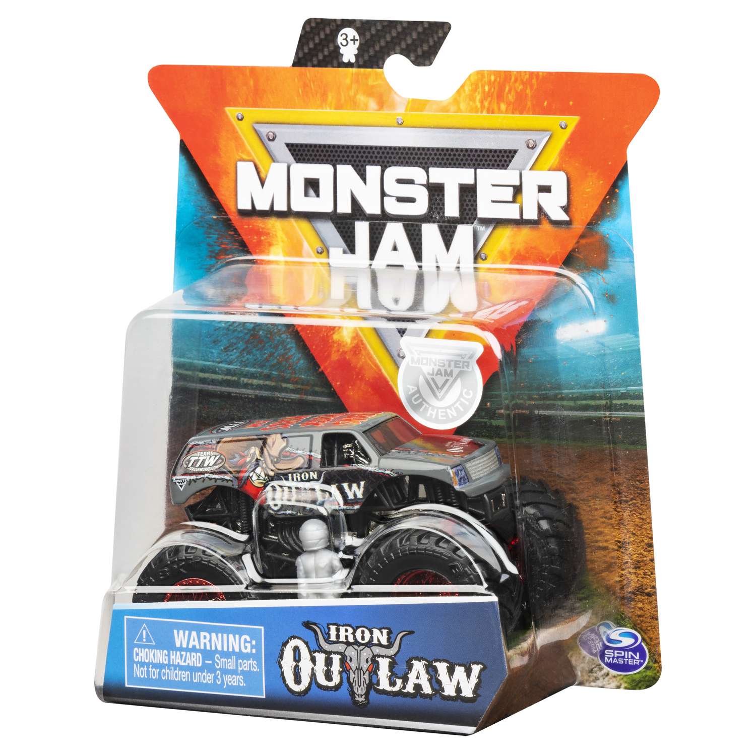 Машинка Monster Jam 1:64 Iron Outlaw 6044941/20116898 6044941 - фото 3