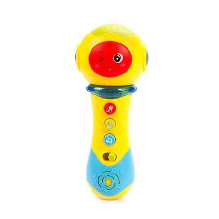 Микрофон Наша Игрушка с детскими песенками и подсветкой