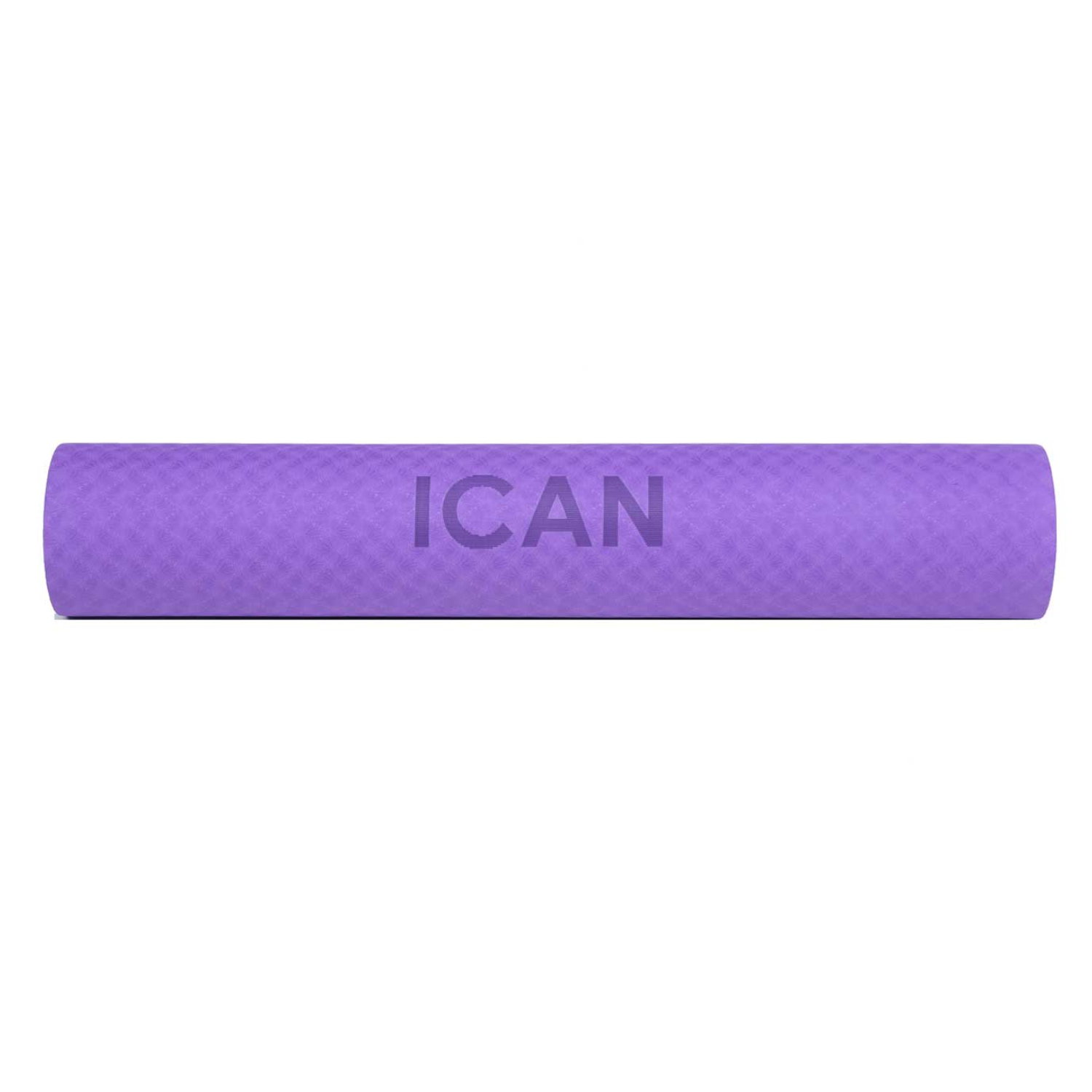 Коврик для фитнеса и йоги ICAN 173x61x0.5 см IFM-301 - фото 5