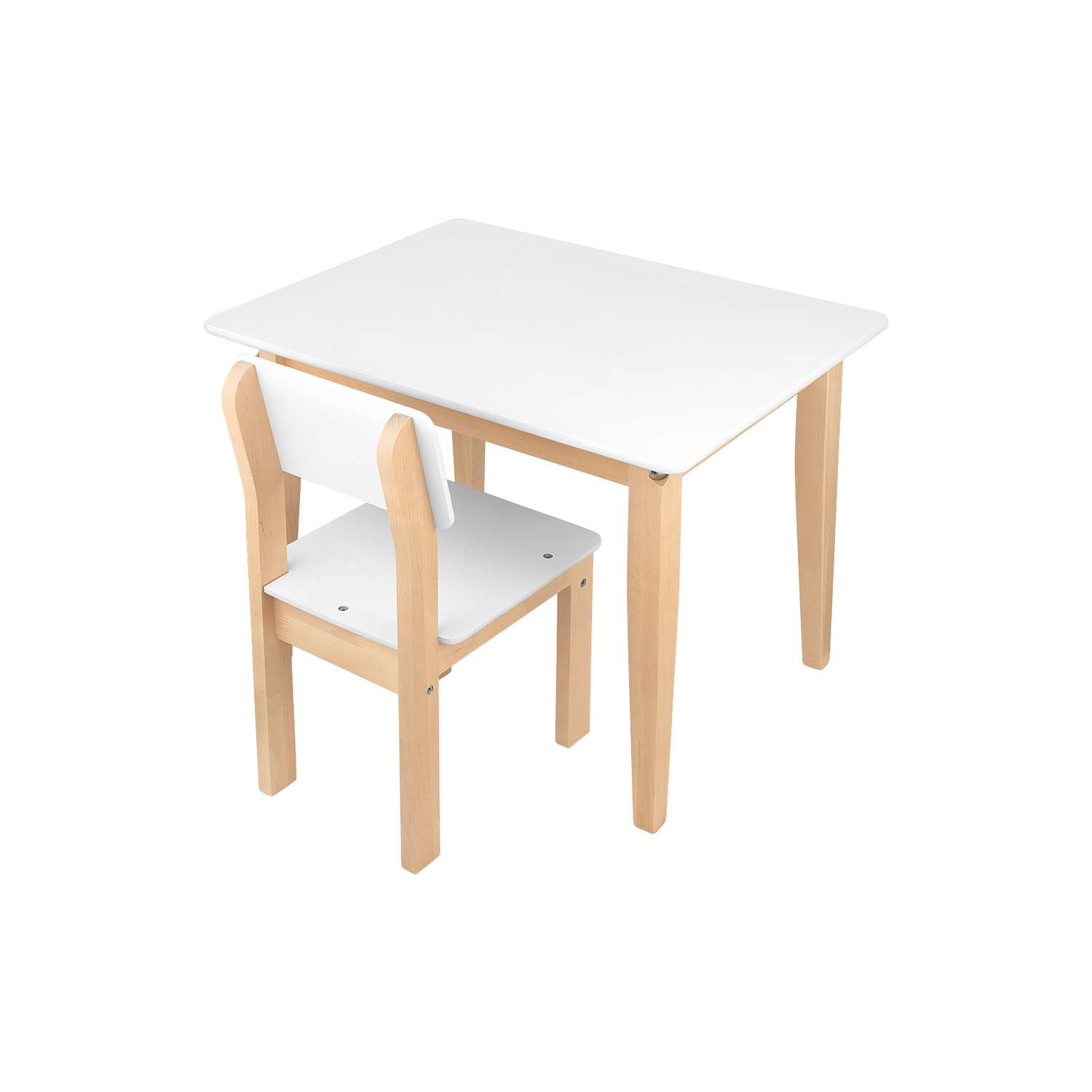 Комплект стол + стул KETT-UP ГУФИ деревянный детский 60х45 см - фото 1