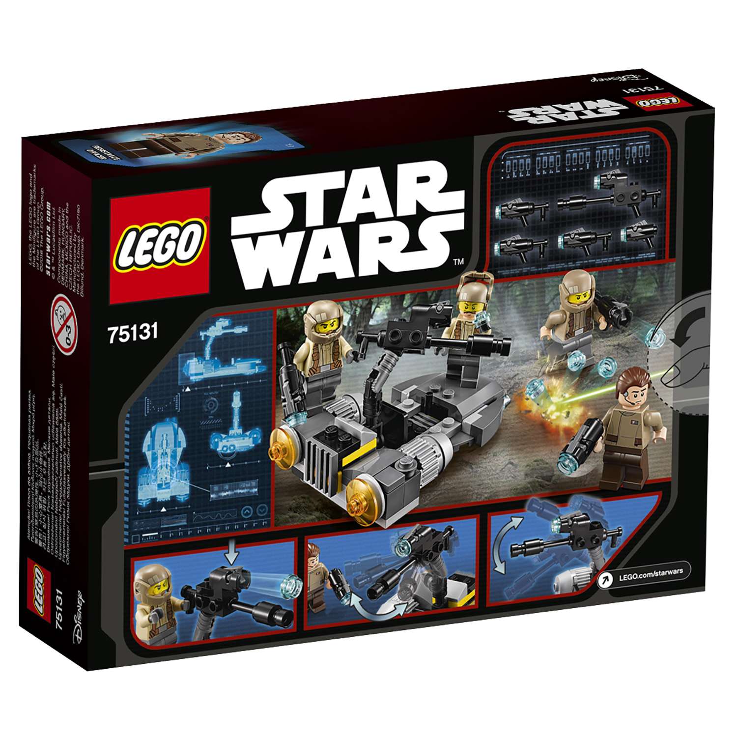 Конструктор LEGO Star Wars TM Боевой набор Сопротивления (75131) - фото 3