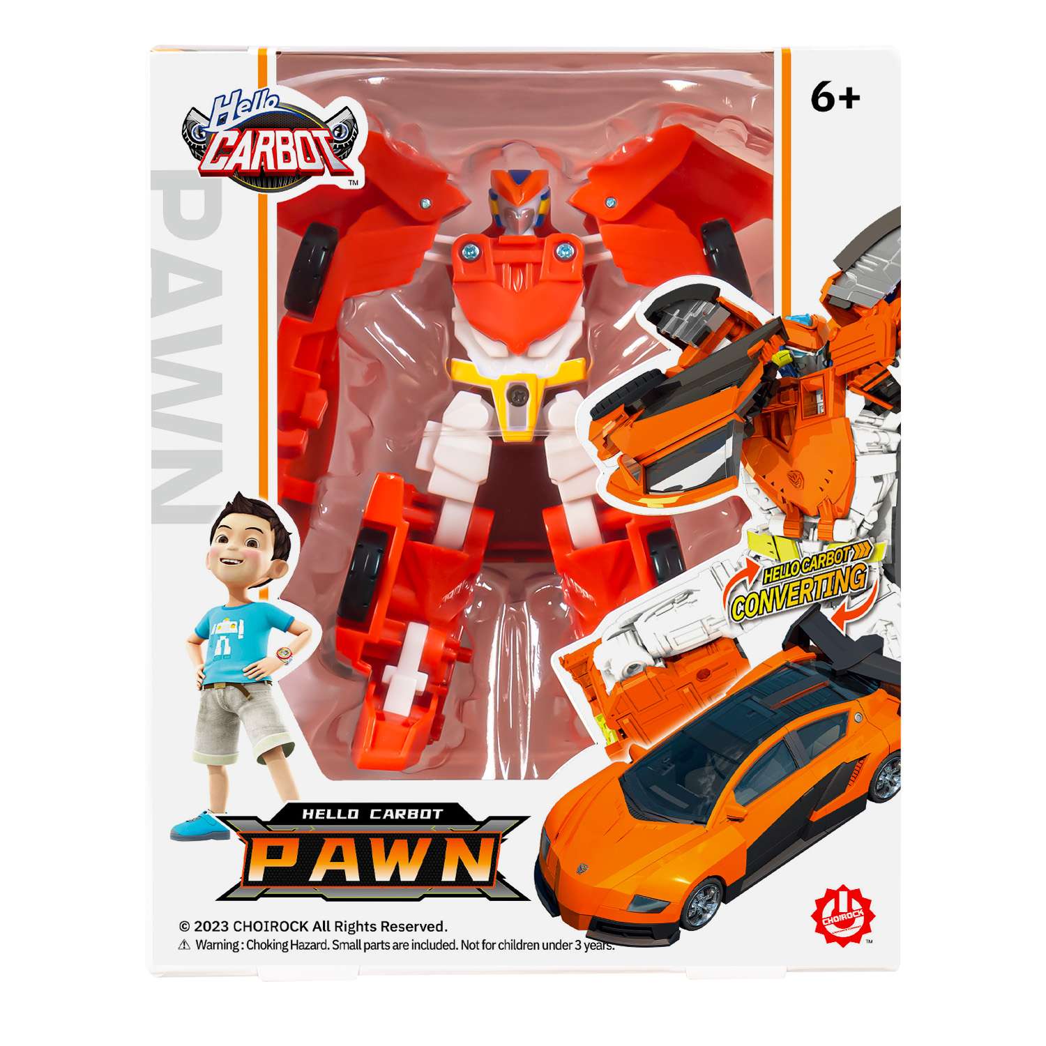 Игрушка Hello Carbot Pawn Трансформер 12см S2 42898 - фото 1