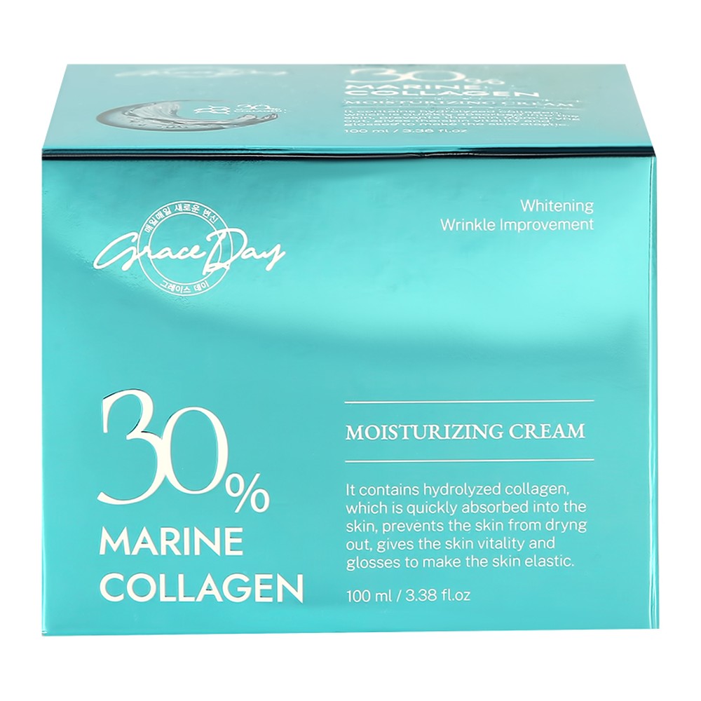 Крем для лица Grace day 30% marine collagen с морским коллагеном 100 мл - фото 5